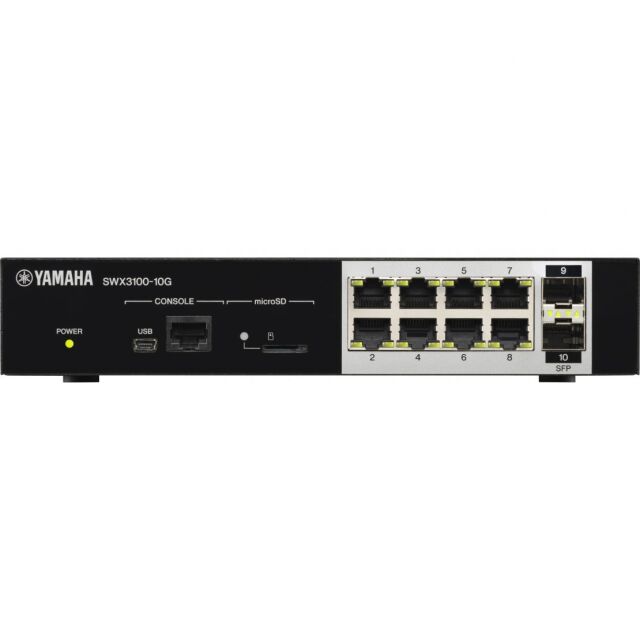 YAMAHA SWX3100-18GT L3スイッチ さまざまなネットワーク規模に合わせたLAN構築と管理を行う