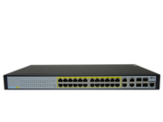 【中古】FS S3400-24T4FP ギガビットイーサネットL2+PoE+スイッチ