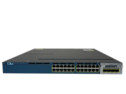 【中古】Cisco Catalyst 3560X-24T-S (WS-C3560X-24T-S) STACKモジュール C3KX-NM-1Gモジュール付き ipservicesライセンス追加モデル 電源二重仕様