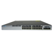 【中古】Cisco Catalyst 3750X-24T-S (WS-C3750X-24T-S) ipservicesライセンス追加モデル C3KX-NM-10Gモジュール付き 電源二重仕様