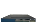 【中古】Cisco Catalyst 3560X-24T-S (WS-C3560X-24T-S) STACKモジュール C3KX-NM-1Gモジュール付き ipservicesライセンス追加モデル 電源二重仕様