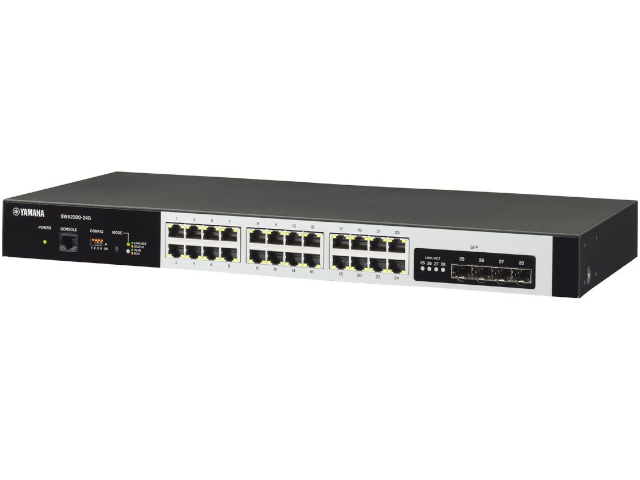 【中古】YAMAHA インテリジェントL2スイッチ SWX2300-24G