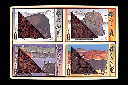 米沢牛佃煮　詰め合わせ 4種　化粧箱入　（そのままお召し上がり頂けます）