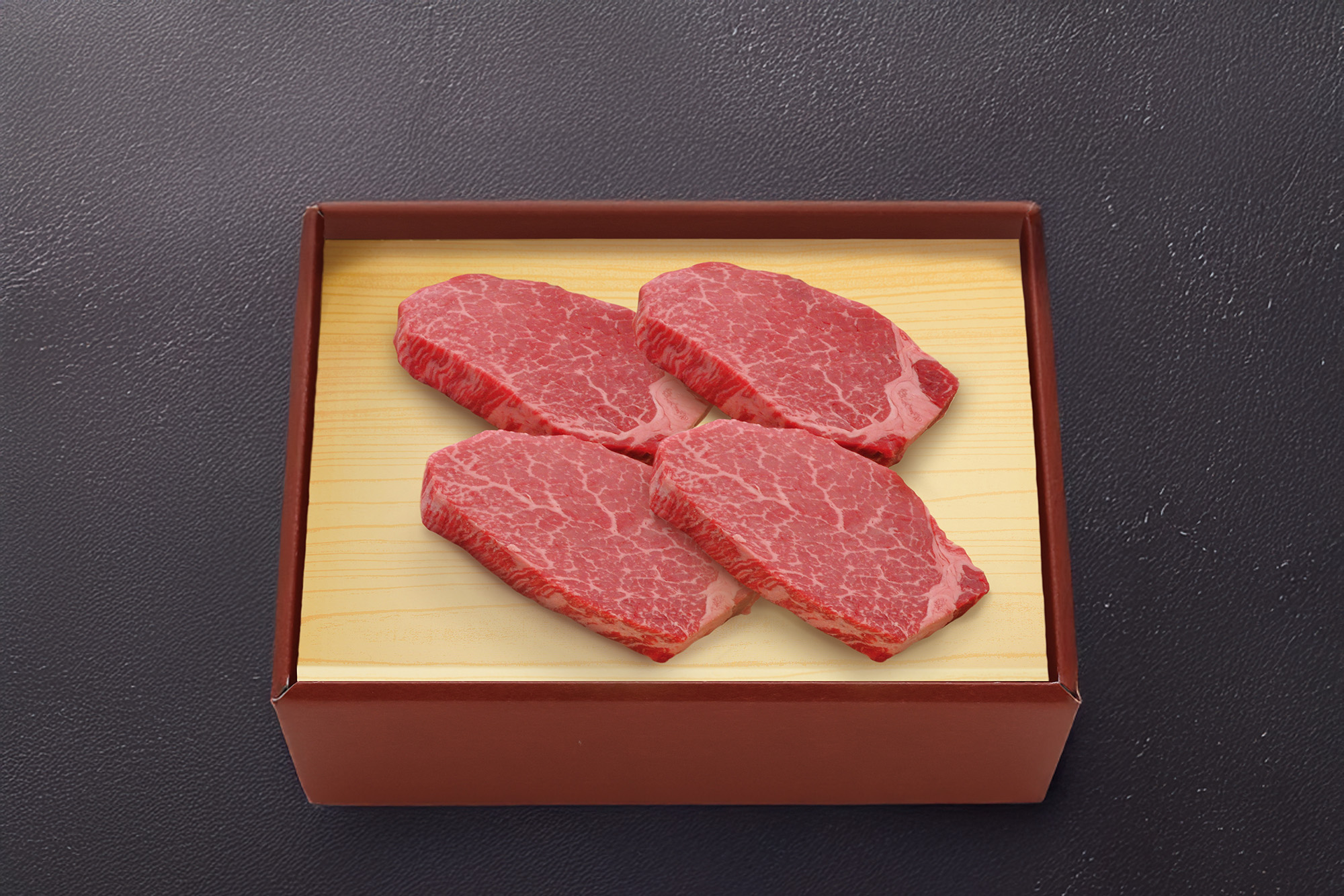 米沢牛特上ヒレステーキ 130g×4枚（冷凍）送料無料　化粧箱入