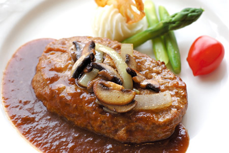 米沢牛入りデミグラスハンバーグ【冷凍】湯せん調理　単品