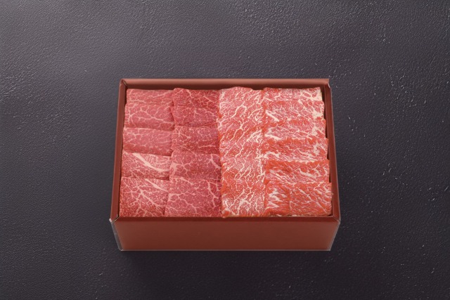 和牛である米沢牛の専門店、黄木の赤身・バラ焼肉用精肉