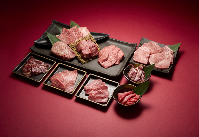 悠修牛×黄木牛焼肉懐石11種盛り