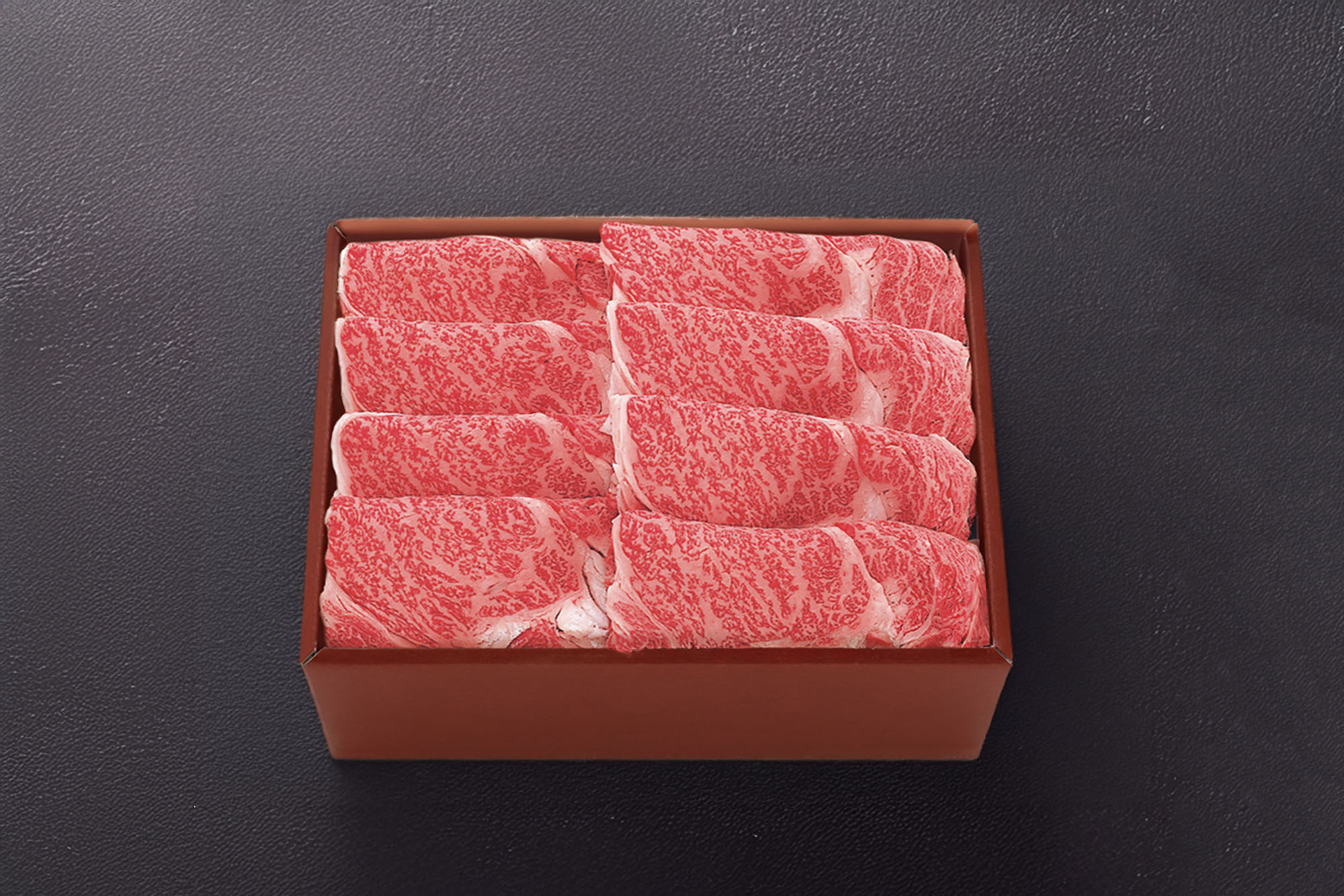 和牛である米沢牛の専門店、黄木のロースすき焼き。