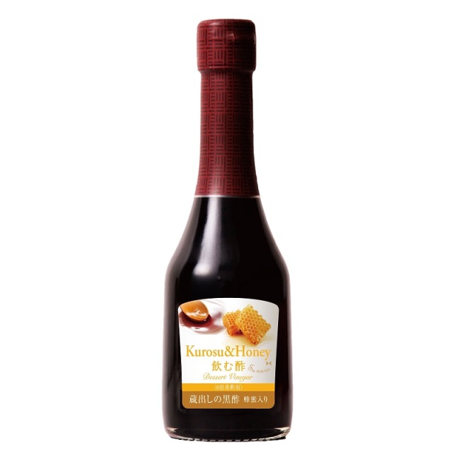 Su飲む酢・デザートビネガー・蔵出しの黒酢 蜂蜜入り（250ml）
