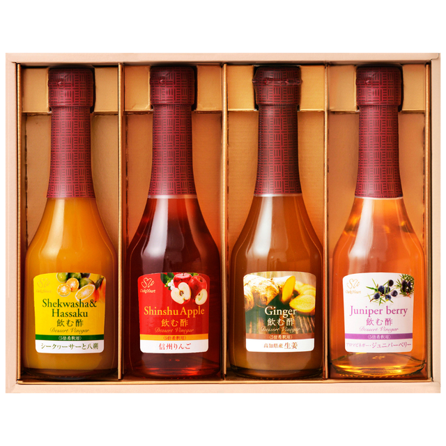 夏の飲む酢ギフトセレクション250ml×4本