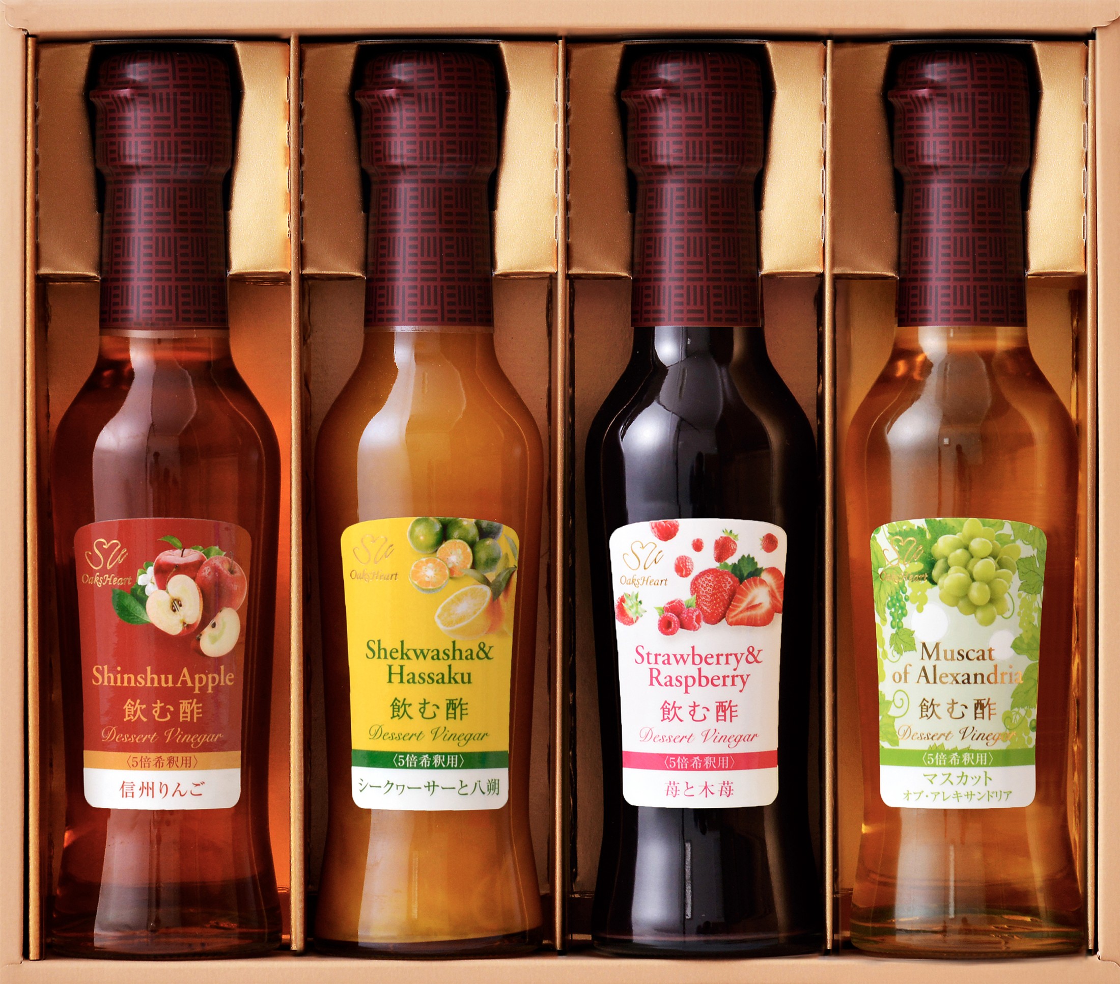 (正)Su飲む酢・デザートビネガー・春のギフトセレクション 150ml×4