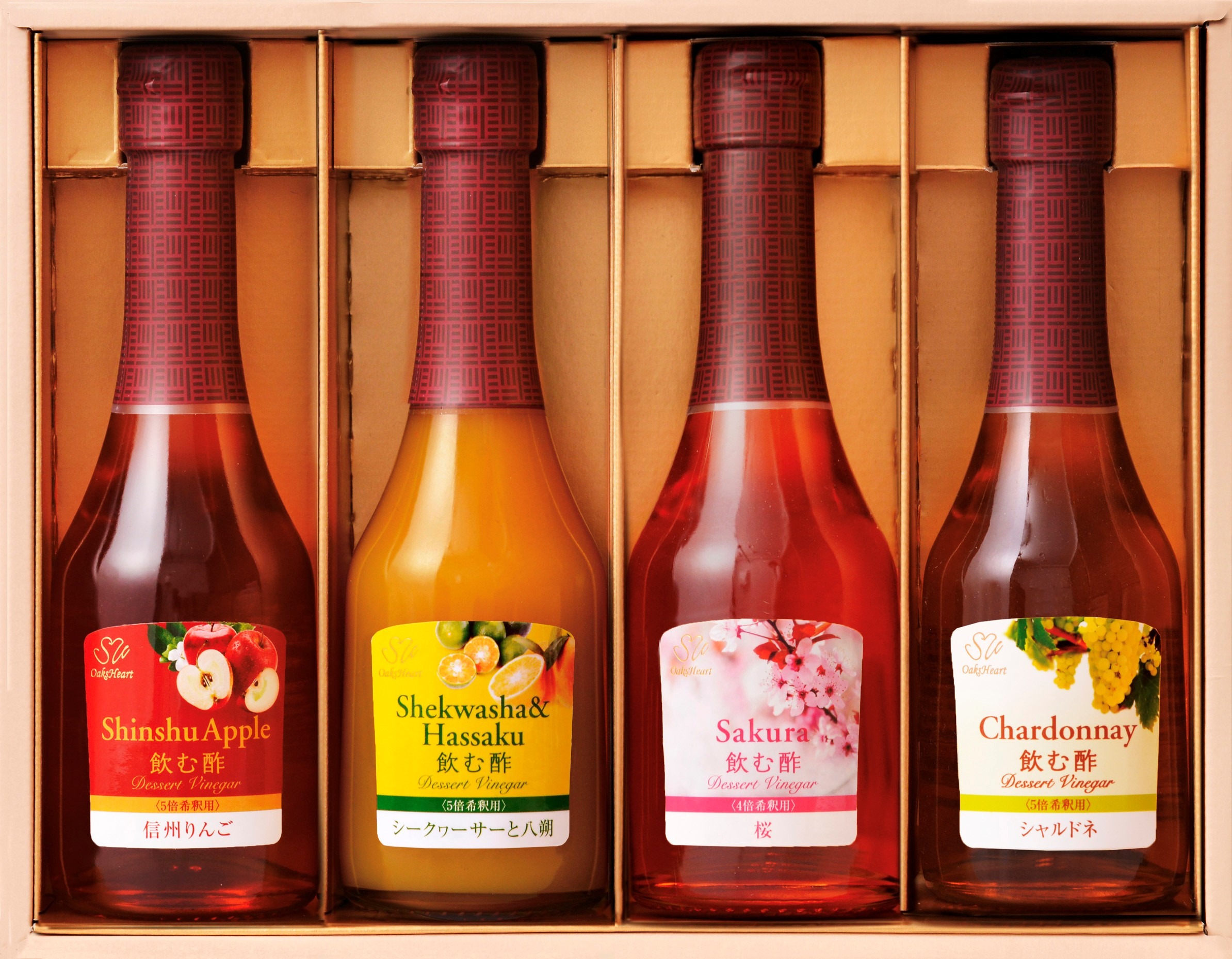 Su飲む酢・デザートビネガー・春のギフトセレクション 250ml×4
