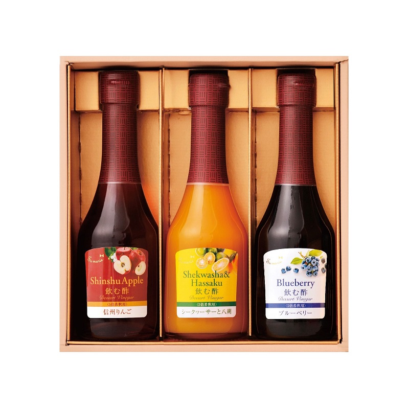 地球からの贈り物　飲む化粧品 飲む酢ギフトセレクション250ml×3本
