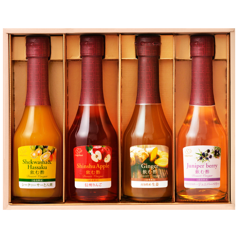 夏の飲む酢ギフトセレクション250ml×4本