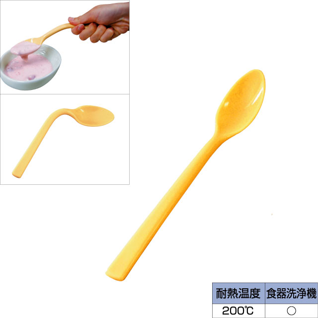 フレックスシリコンスプーン　小【介護用品：介護用スプーン・フォーク】