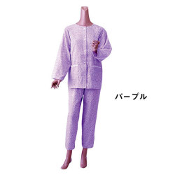 楽らくガーゼパジャマ　長袖　婦人No.901【介護用品：ねまき】