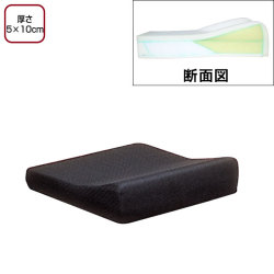 タカノ車いす用クッション　TC-043　厚さ5cm×10cm【介護用品：車いす用クッション】