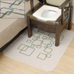 ポータブルトイレ用消臭・防水マットR　490068【介護用品：ポータブルトイレ用マット】