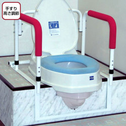 NEWすわっ手（和式便器用手すり）【介護用品：トイレ用てすり】