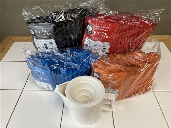 トリプルコーヒー＆カッピングピッチャーセット（大）