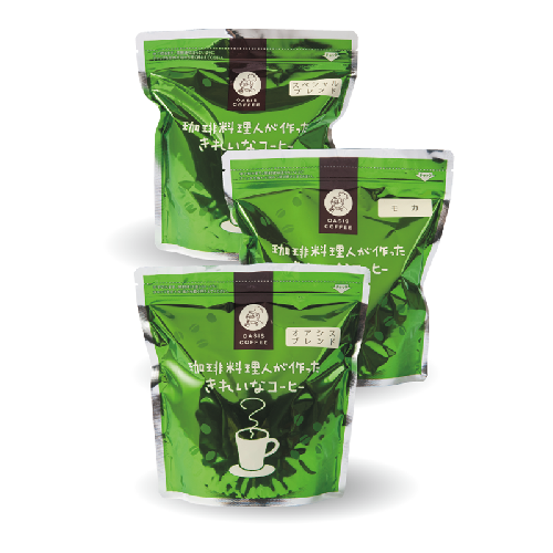 【定期購入】レギュラー珈琲200g　3種セット