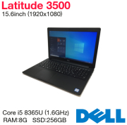 中古 ノートパソコン DELL LATITUDE 3500 Core i5-8365U メモリ8G SSD256GB 無線LAN 内蔵カメラ 15.6インチ FHD Windows10Pro 64bit