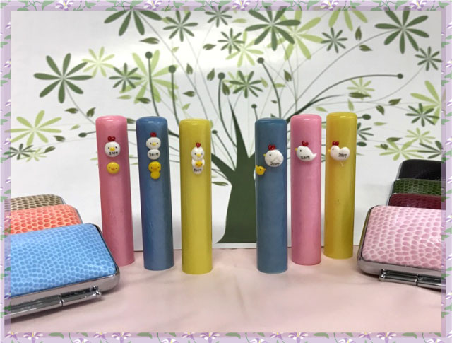 【2017酉年（とり）メモリアルはんこ】４～６