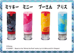 シャチハタ　ディズニーキャラクターシリーズ・キャップレス９