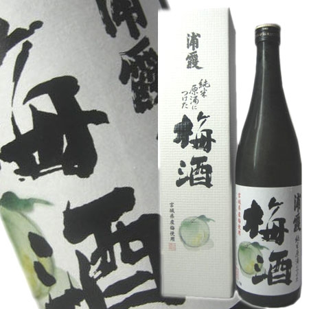 浦霞の梅酒