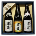 浦霞　3本飲み比べ