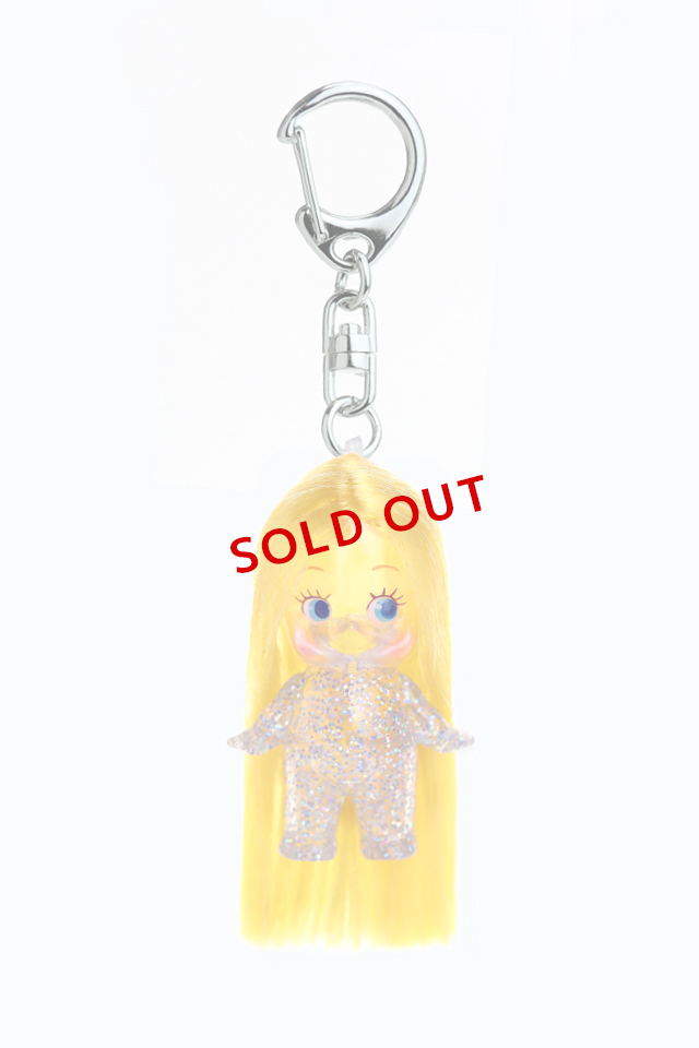 【KP050-AMB-YE】[オビツショップ限定]オビツキューピークリア5cm　アマビエ　イエロー　キーホルダー付き