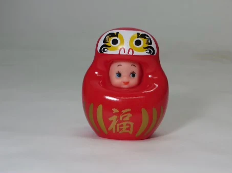 OBKP050-DA】かぶりものキューピー【ダルマ】 OBITSU SHOP