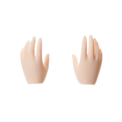 【50RP-F01WS-29】50cm交換用ソフビ外皮　手501(左右セット)　ホワイティ