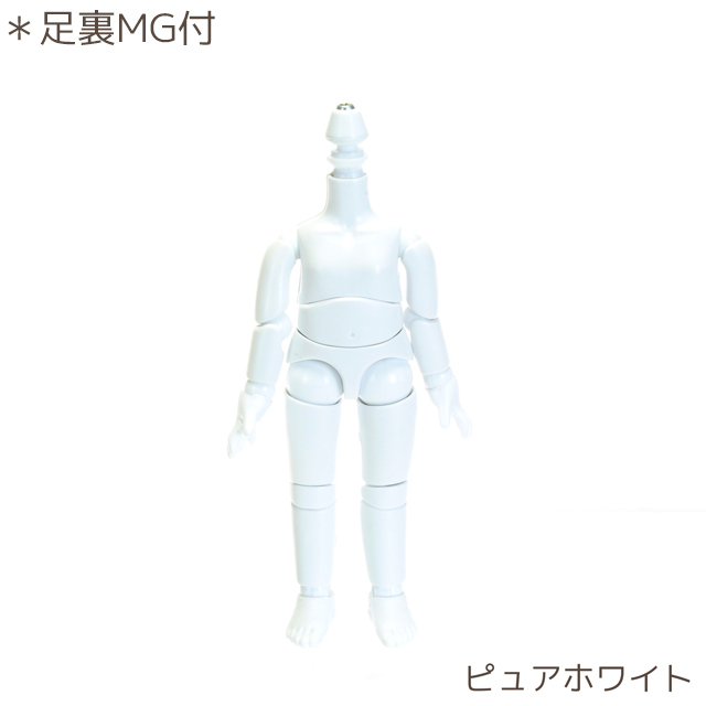 【11BD-D01PW-G】11cmオビツボディ ピュアホワイト マグネット付き