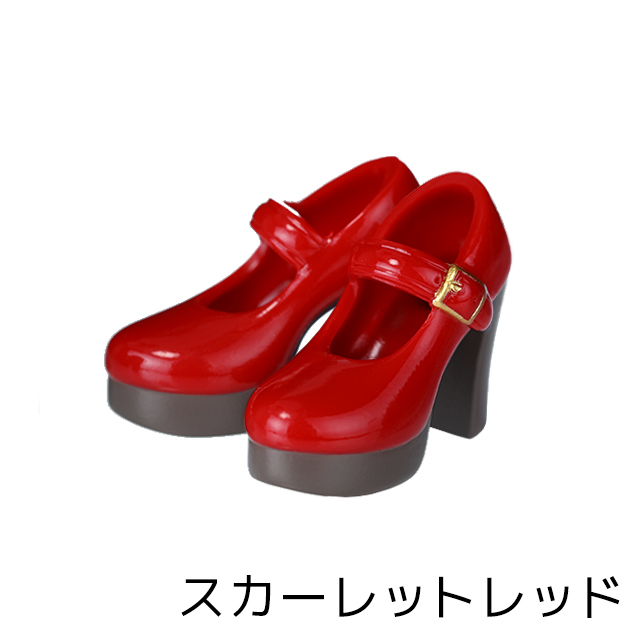 ★新品・未使用★familiar ワンストラップシューズ　19cm 1_6SH-F01】1/6用ヒールストラップシューズ OBITSU SHOP