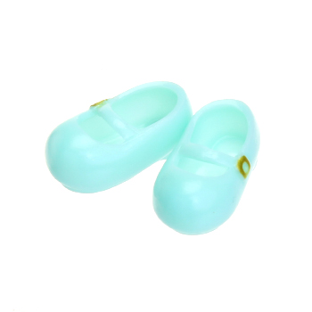 【11SH-F002AB-G】11cmボディ用おでこ靴 アクアブルー（オビツショップ限定カラー）