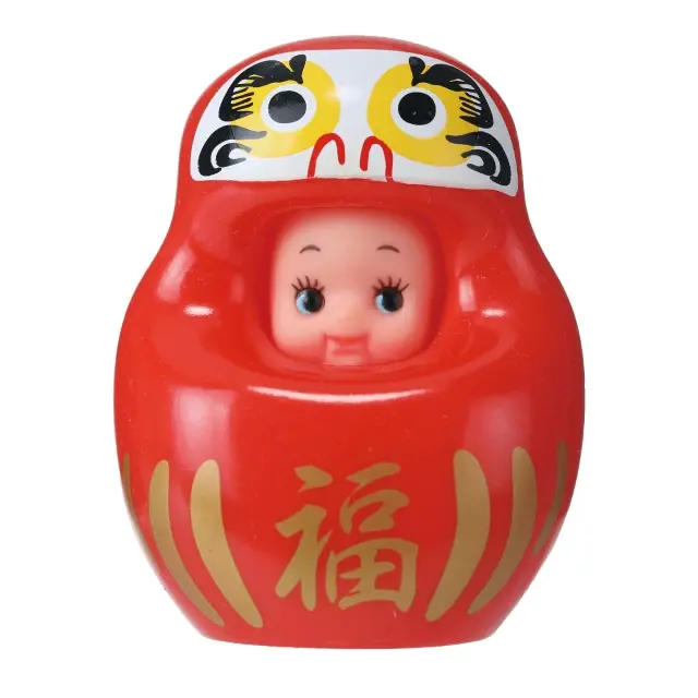 【OBKP050-DA】かぶりものキューピー【ダルマ】