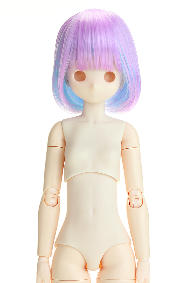 24cm+ウィッグ 女性用人工毛ウィッグ,長さ24インチ,V字型ウィッグ,耐熱性