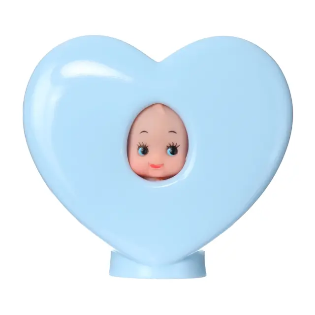 【OBKP050-HA-BL】かぶりものキューピー【ハート】ゆめみるベビーブルー