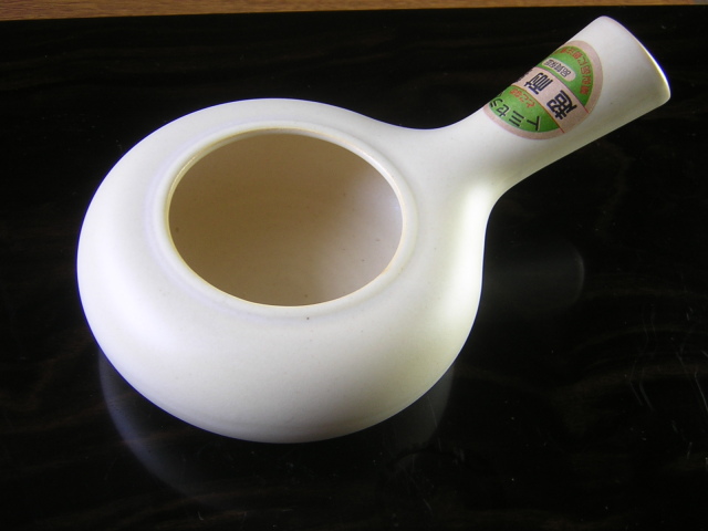 焙烙（ほうろく）・炒り器(白)