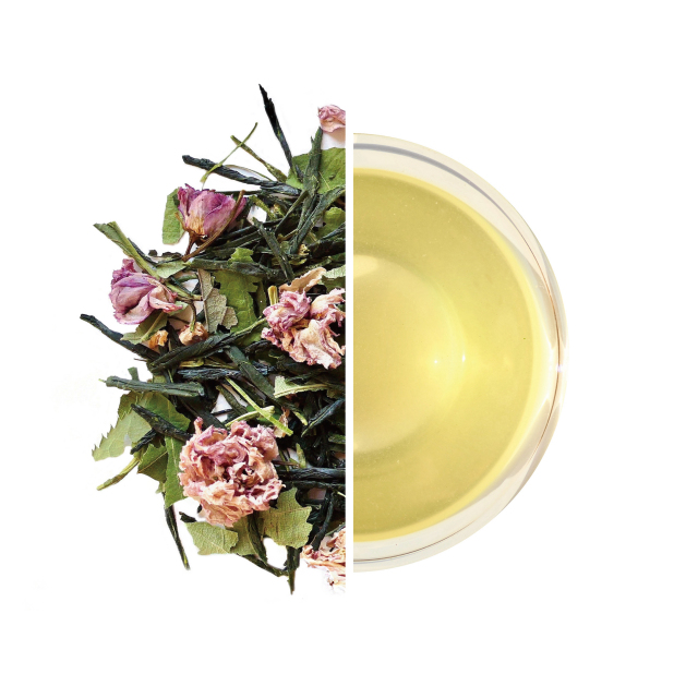 茶畑 手摘みした 和束の茶畑のある山にある「八重桜」と和束産 高級