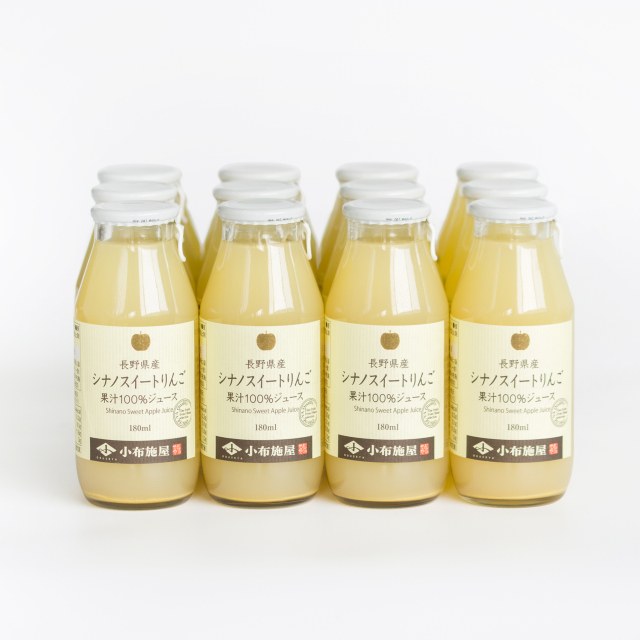 リオン信州りんごジュース 1リットル×12本入 りんごジュース シナノスイート 180ml 【12本入】