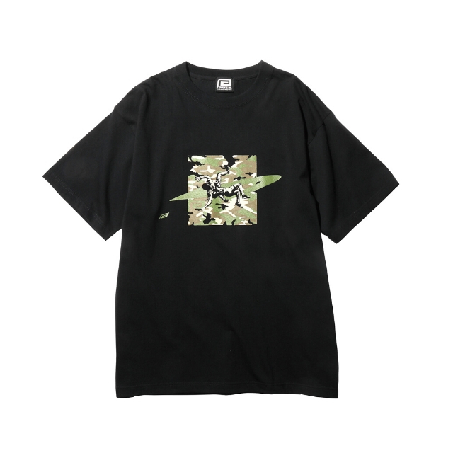 WRESTLING SQUARE CAMO TEE