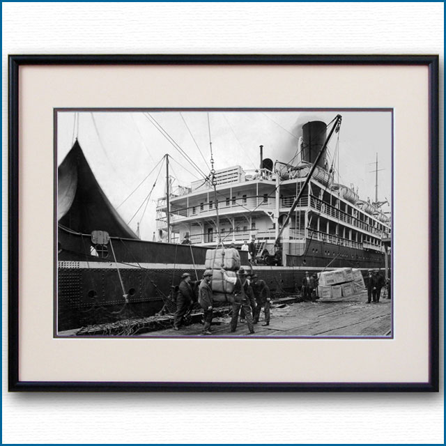 1920年代 日本郵船・諏訪丸の写真 2506LL黒