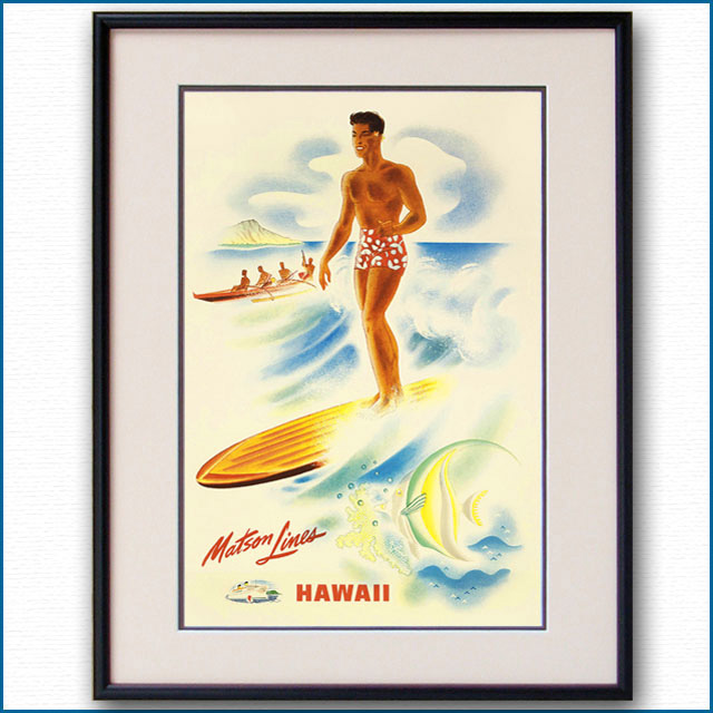 1940年 フランク・マッキントッシュ マトソンラインのポスター 2633LL黒