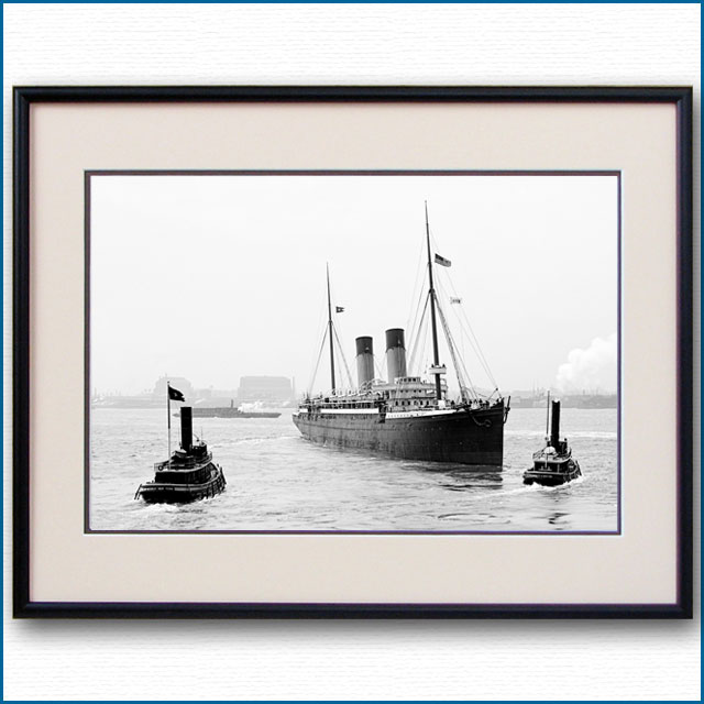 1890年代 客船マジェスティックの写真 2728LL黒