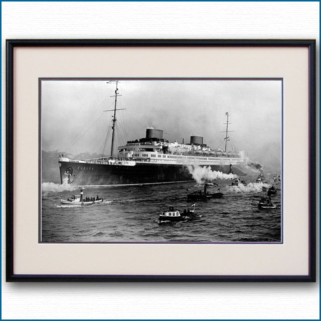 1930年 客船オイローパの写真 3239LL黒