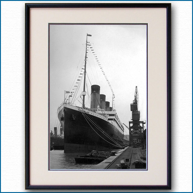 1912年 客船タイタニック・サウザンプトンの写真 3282LL黒