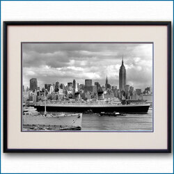 1950年代 客船クイーンエリザベスの写真 2153LL黒