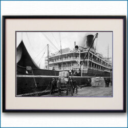 1920年代 日本郵船・諏訪丸の写真 2506LL黒